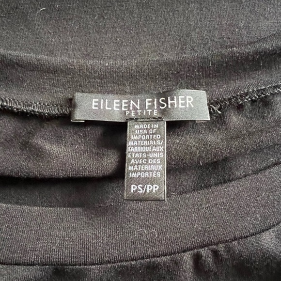 Eileen Fisher Shirt Dress in Black - Picture 6 of 13